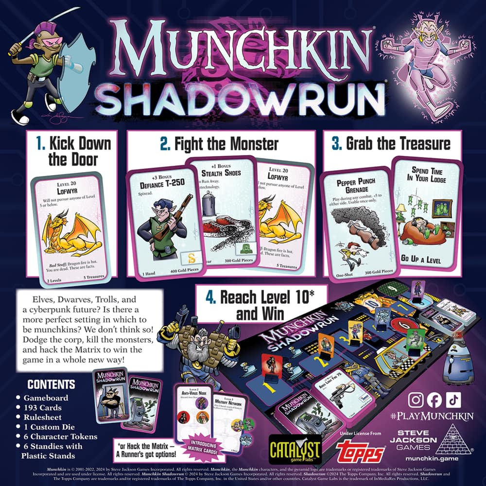 Munchkin - Shadowrun (EN) 0080742094727 | Lichcards