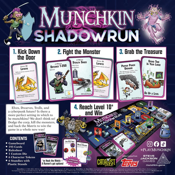 Munchkin - Shadowrun (EN) 0080742094727 | Lichcards