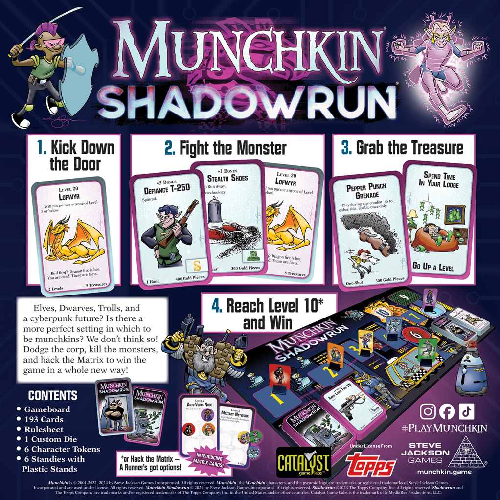 Munchkin - Shadowrun (EN) 0080742094727
