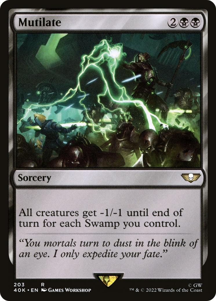 Mutilate – Universes Beyond: Warhammer 40,000 203 – Magic: The Gathering single card | Lichcards Hoofdafbeelding