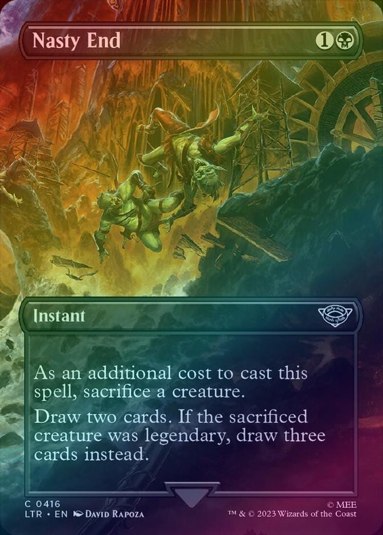 Nasty End - Borderless Scene (Foil) (LTR)