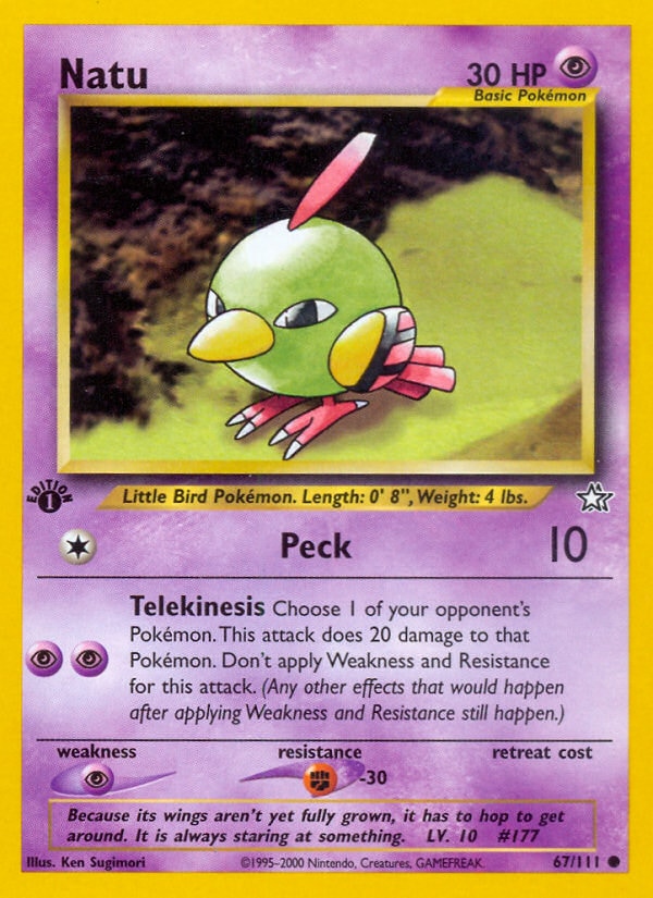 Natu – Neo Genesis 67 – Pokémon TCG single card | Lichcards Hauptbild