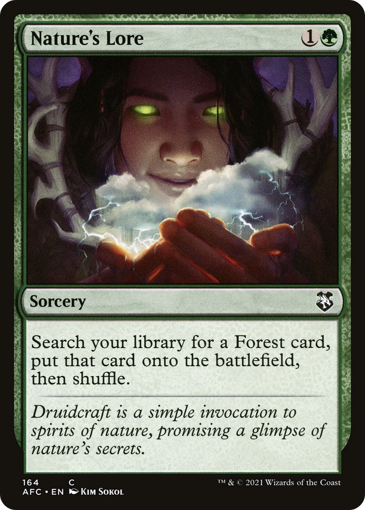 Nature's Lore – Commander: Adventures in the Forgotten Realms 164 – Magic: The Gathering single card | Lichcards Imagen principal del producto