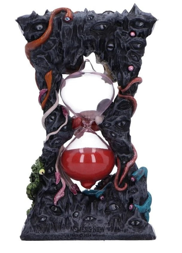 Beholder zandloper met oogstelen en tentakels rond het glas - 801269156459 | Lichcards