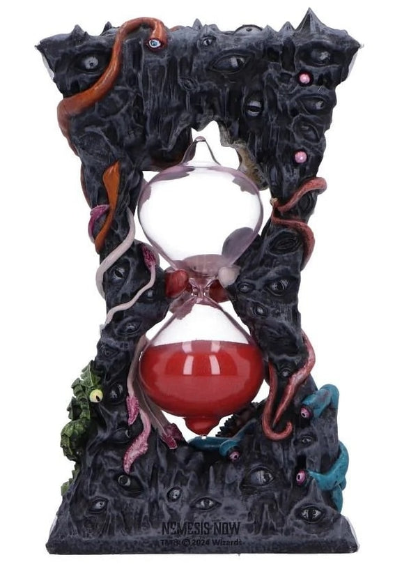 Beholder zandloper met oogstelen en tentakels rond het glas - 801269156459 | Lichcards