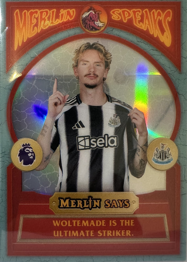 Nick Woltemade - 2025-26 Topps Merlin Premier League (Merlin Speaks) [MS-14] - voorkant