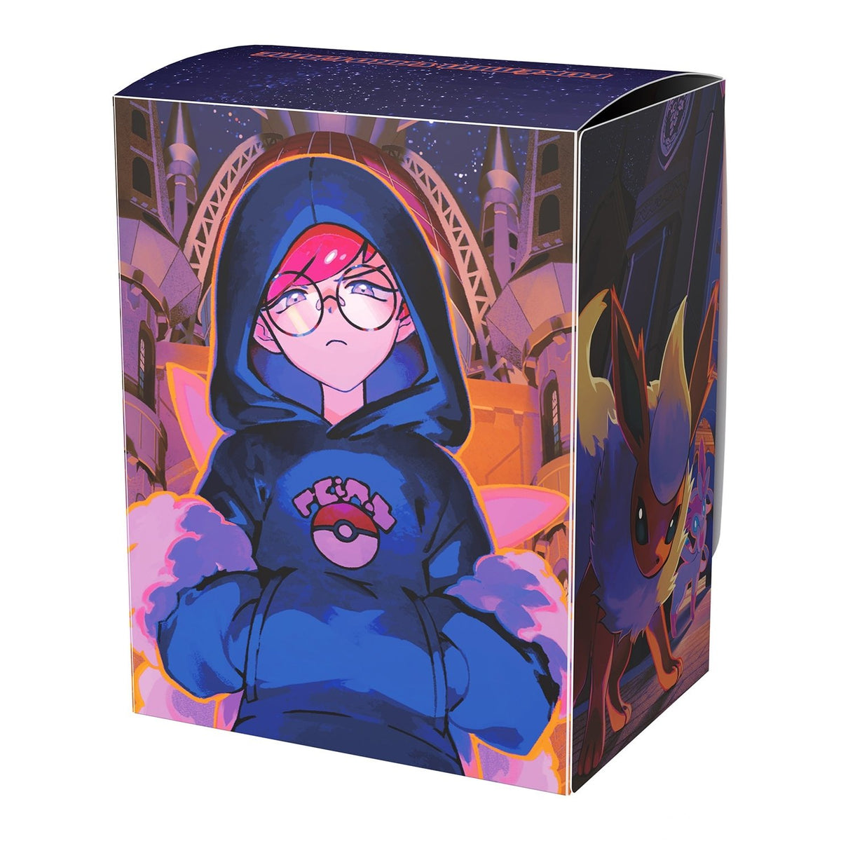 Pokémon Deckbox - Cassiopeia (Japans, Night Wanderer) – de deckbox vanaf de andere zijde bekeken (officiële afbeelding Pokémon Center Japan)