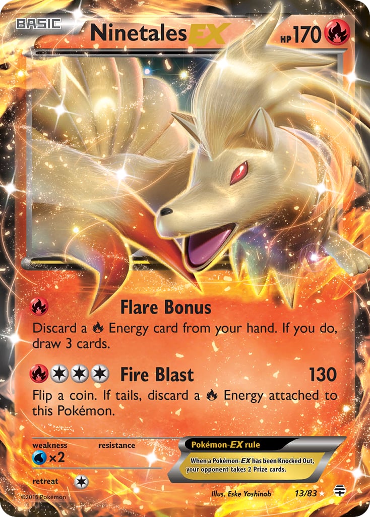 Ninetales EX – Generations 13 – Pokémon TCG single card | Lichcards Main image