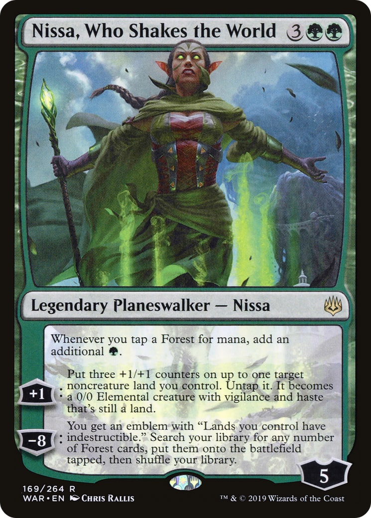 Nissa, Who Shakes the World – War of the Spark 169 – Magic: The Gathering single card | Lichcards