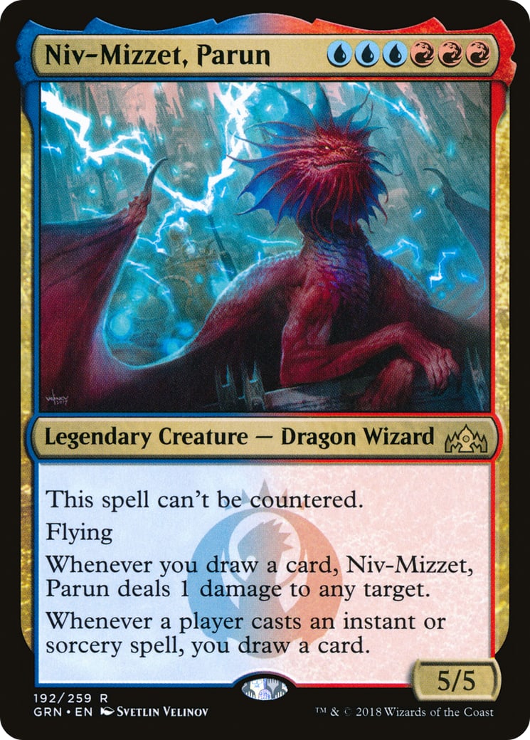 Niv-Mizzet, Parun – Guilds of Ravnica 192 – Magic: The Gathering single card | Lichcards
