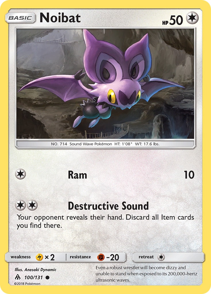 Noibat – Forbidden Light 100 – Pokémon TCG single card | Lichcards Hauptbild