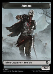 Ob Nixilis of the Black Oath Emblem // Zombie Token (TCMM)