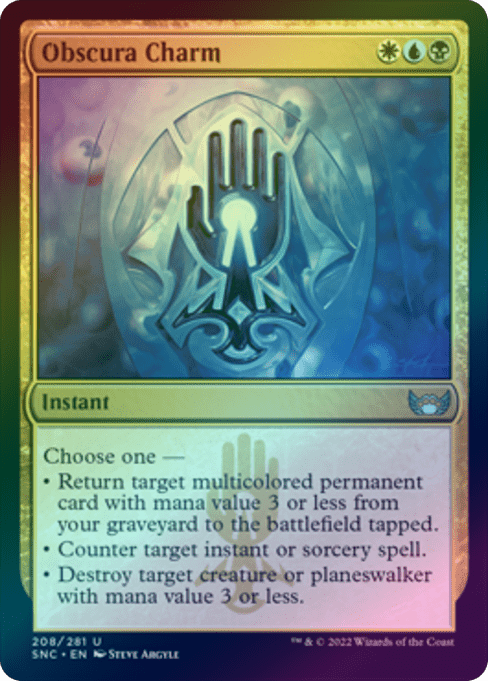 Obscura Charm (Foil) (SNC)