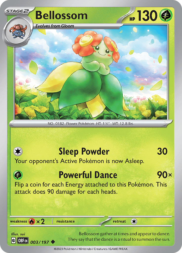 Obsidian Flames - 003/197 - Bellossom