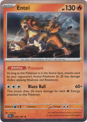 Obsidian Flames - 030/197 - Entei - Holo