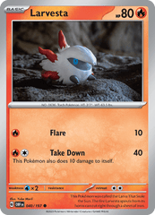 Obsidian Flames - 040/197 - Larvesta