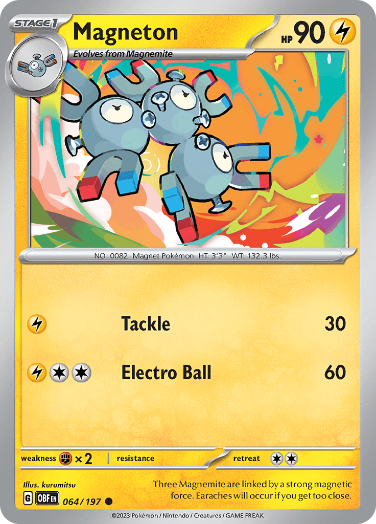 Obsidian Flames - 064/197 - Magneton