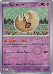 Obsidian Flames - 092/197 - Lunatone - Reverse Holo