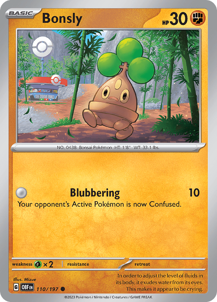 Obsidian Flames - 110/197 - Bonsly