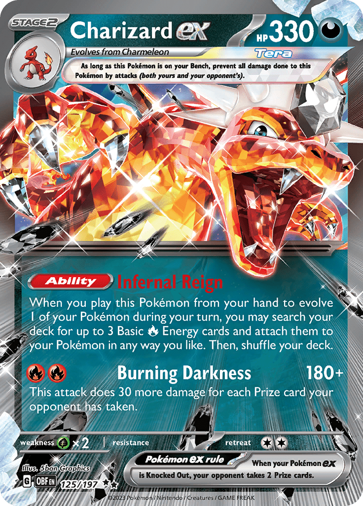 Obsidian Flames - 125/197 - Charizard ex