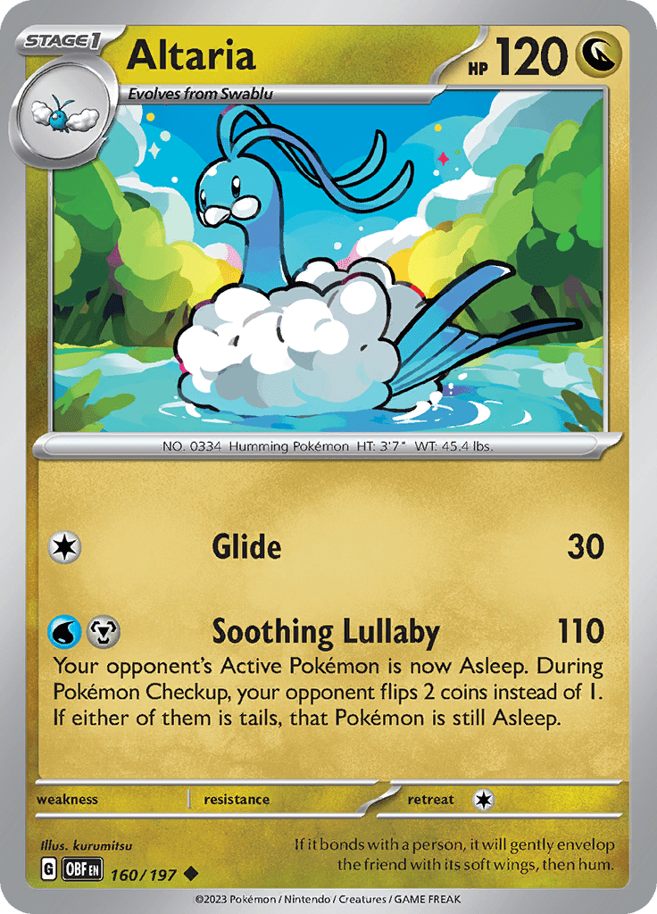 Obsidian Flames - 160/197 - Altaria