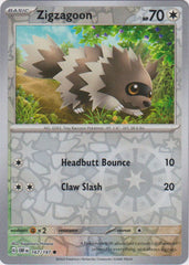 Obsidian Flames - 167/197 - Zigzagoon - Reverse Holo