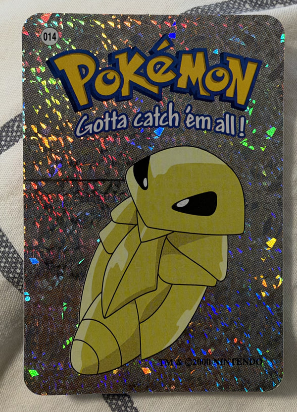 Voorzijde — Kakuna [014] — Pokémon Vending Prism Sticker
