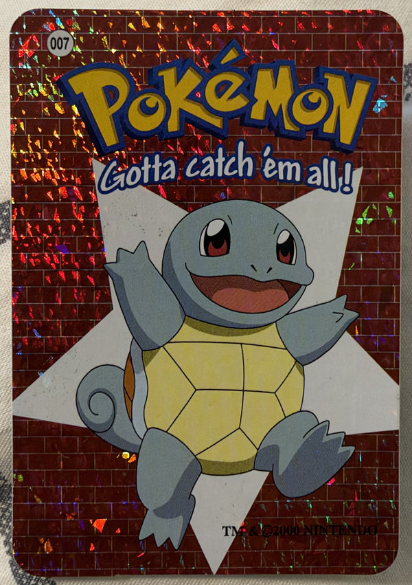 Voorzijde — Squirtle [007] — Pokémon Vending Prism Sticker