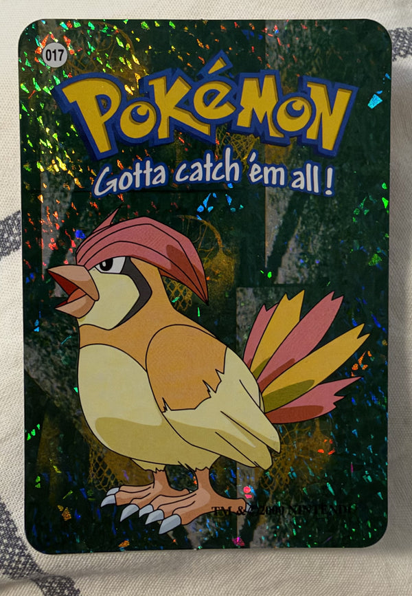 Voorzijde — Pidgeotto [017] — Pokémon Vending Prism Sticker