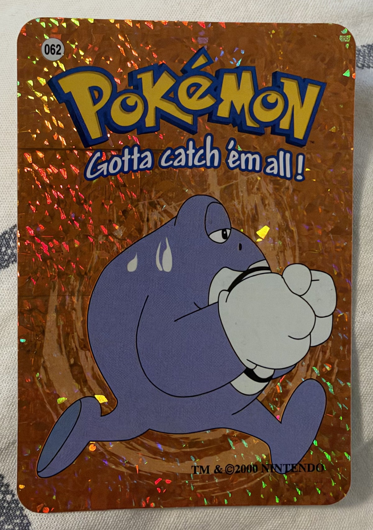 Voorzijde — Seel [062] — Pokémon Vending Prism Sticker
