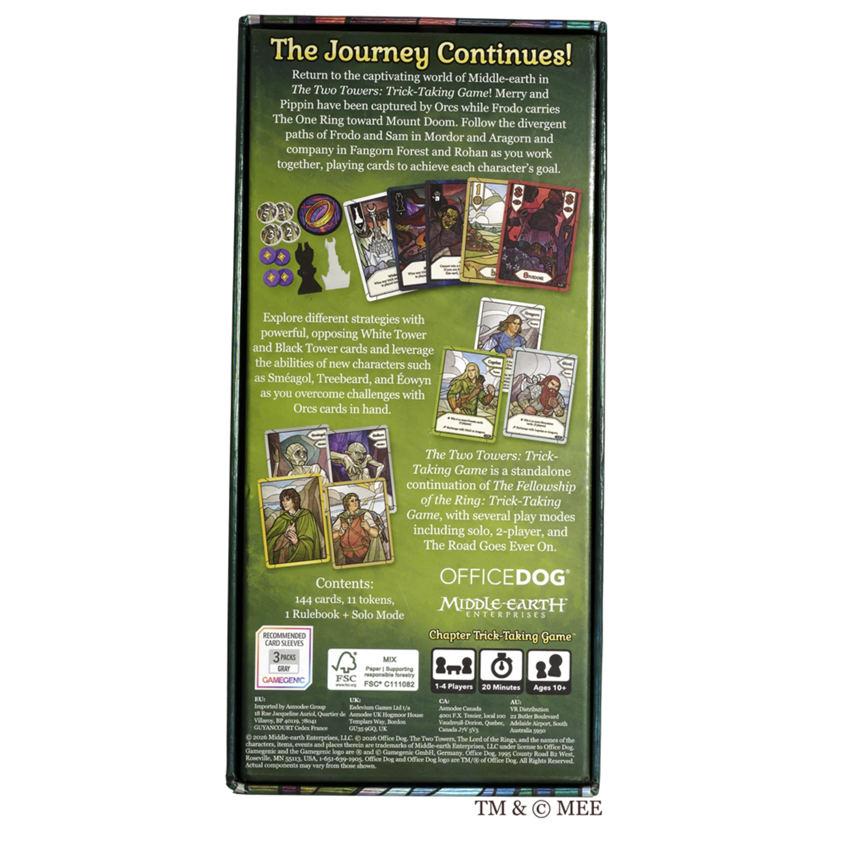Lord of the Rings - The Two Towers Trick Taking Game