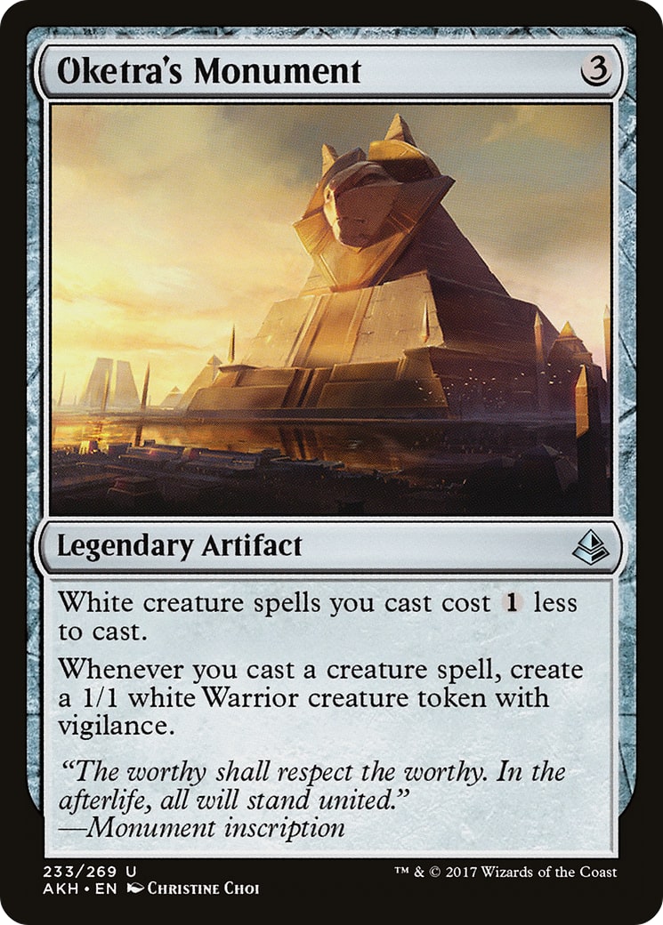 Oketra's Monument – Amonkhet 233 – Magic: The Gathering single card | Lichcards Image principale du produit