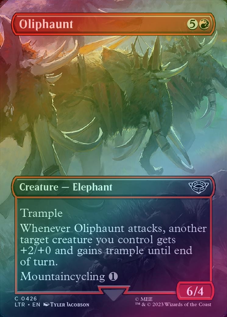 Oliphaunt - Borderless Scene (Foil) (LTR)