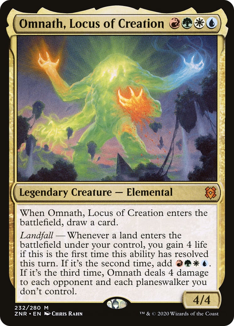 Omnath, Locus of Creation – Zendikar Rising 232 – Magic: The Gathering single card | Lichcards Image principale du produit