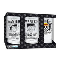 One Piece glazenset van ABYstyle, drie glazen van 29 cl