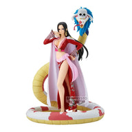 Banpresto One Piece Boa Hancock figuur in rode jurk, 17 cm - 4983164898415