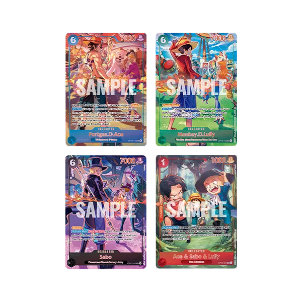 One Piece Card Game English Version 3rd Anniversary Set leather card case