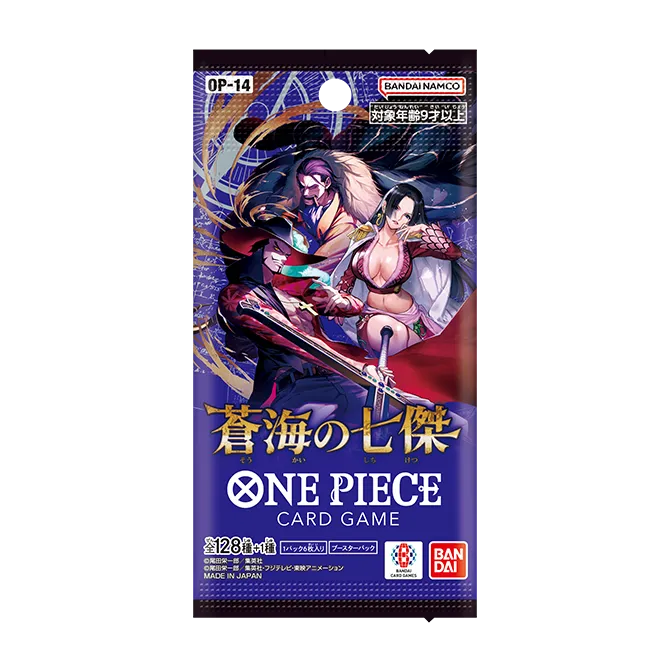 One Piece Card Game OP-14 The Azure Sea's Seven Japanse booster pack Hauptbild