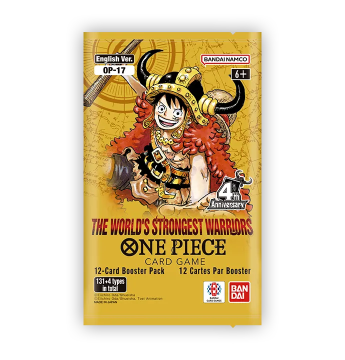 One Piece Card Game The World’s Strongest Warriors OP-17 Booster Pack English
