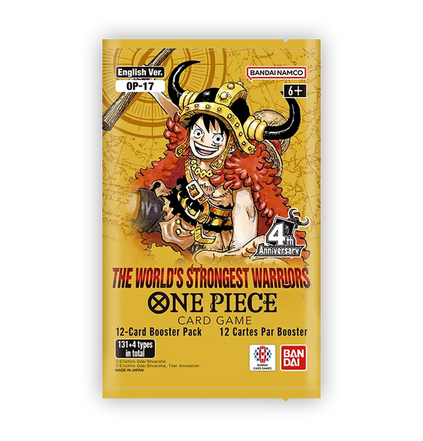 One Piece Card Game The World’s Strongest Warriors OP-17 Booster Pack English