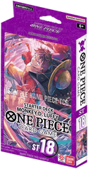 One Piece ST18 Purple Monkey D. Luffy Starter Deck (EN) 0810059787186