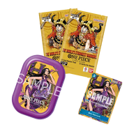One Piece TS-03 Mini Tin English - Boa Hancock paars met 2 OP-17 boosters en promokaart