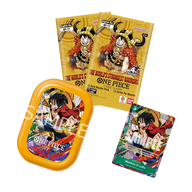 One Piece TS-03 Mini Tin English - Monkey D. Luffy geel met 2 OP-17 boosters en promokaart