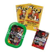 One Piece TS-03 Mini Tin English - Shanks groen met 2 OP-17 boosters en promokaart