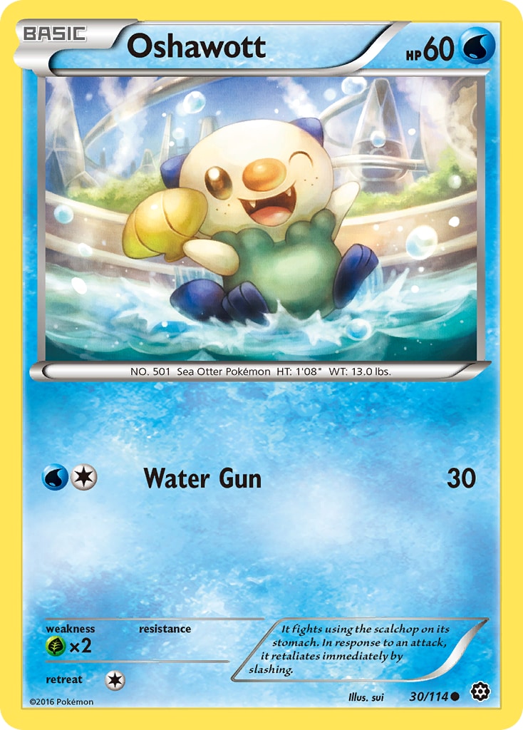 Oshawott – Steam Siege 30 – Pokémon TCG single card | Lichcards
