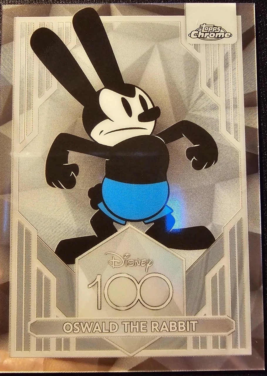 Oswald The Rabbit 2023 Topps Chrome Disney 100 base kaart 10