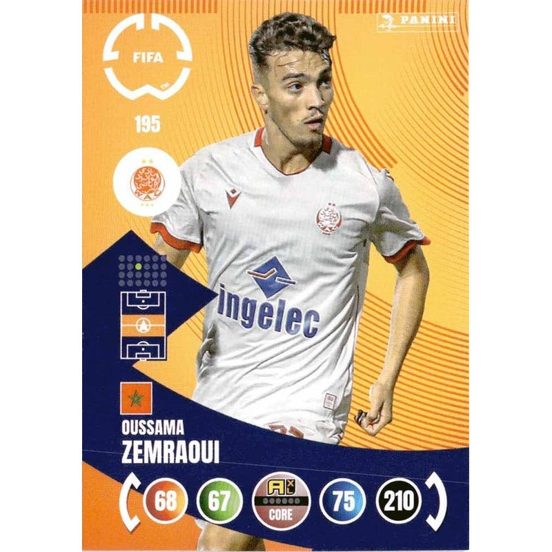 Oussama Zemraoui Wydad AC Panini FIFA Club World Cup 2025 Adrenalyn XL Base 195
