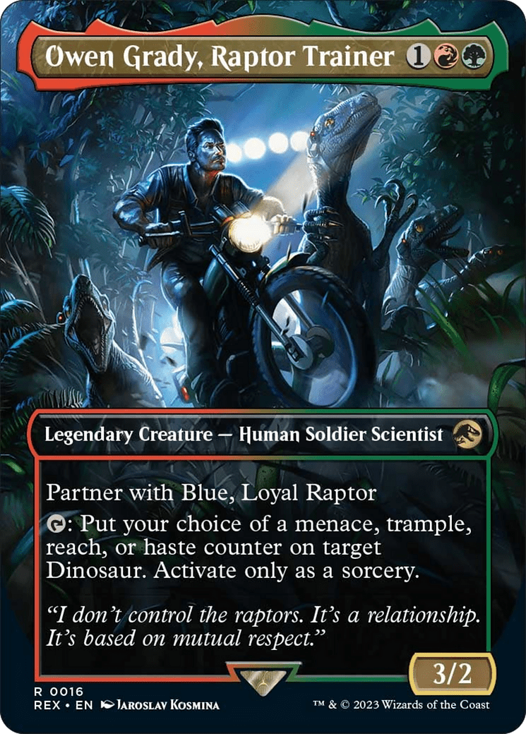 Owen Grady, Raptor Trainer - Borderless (REX)