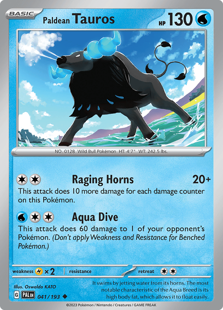 Paldea Evolved - 041/193 - Paldean Tauros