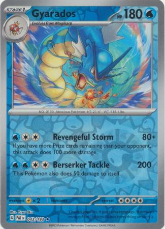 Paldea Evolved - 043/193 - Gyarados - Reverse Holo